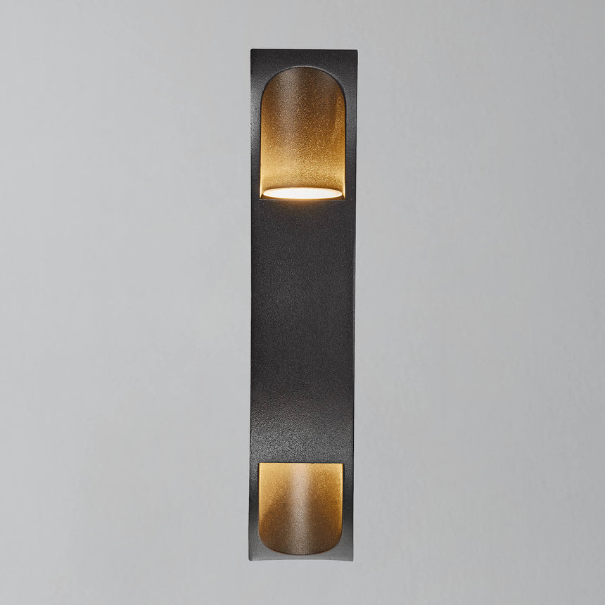 Pignia Up & Down LED Wall Light, Black