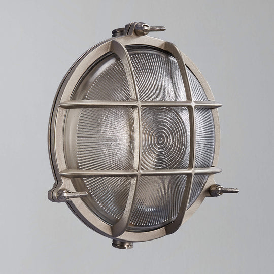 Polperro Brass Bulkhead Outdoor Wall Light