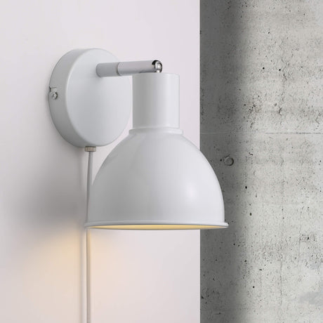 Nordlux Pop Wall Light - White-Lampsy