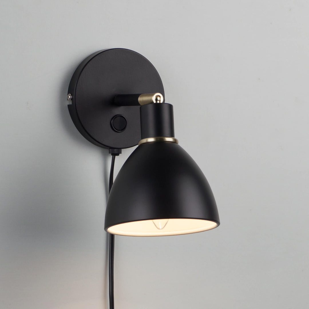 Nordlux Ray Wall Light - Black-Lampsy
