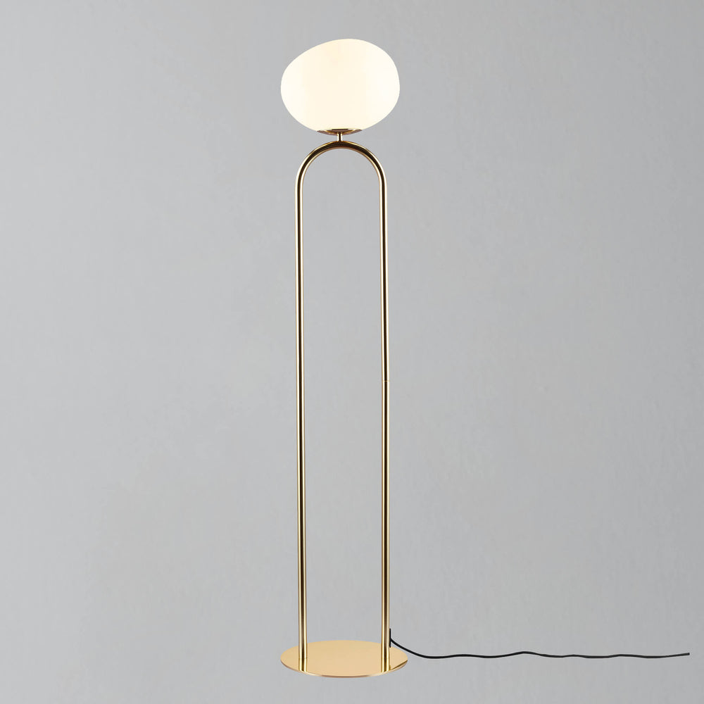 Shapes Floor Lamp Brass