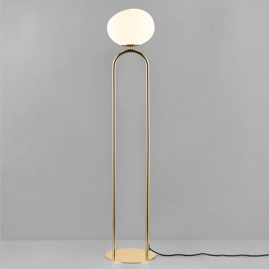 Shapes Floor Lamp Brass