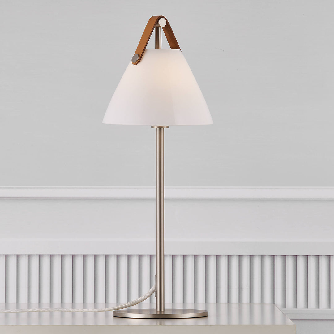 Nordlux Strap Table Lamp - Nickel-Lampsy