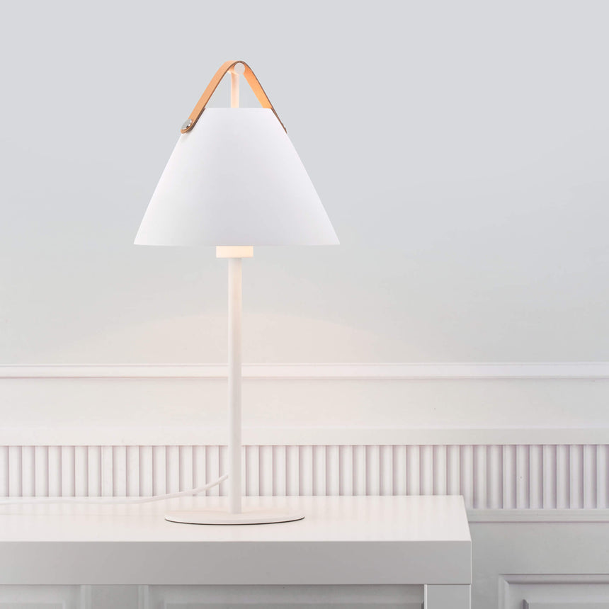 Nordlux Strap Table Lamp - White-Lampsy