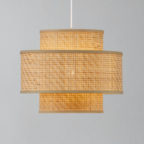 Nordlux Trinidad Woven Bamboo Pendant Light - -Lampsy