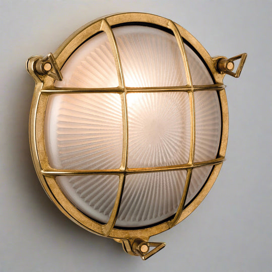 Ottone Bulkhead Outdoor Wall Light