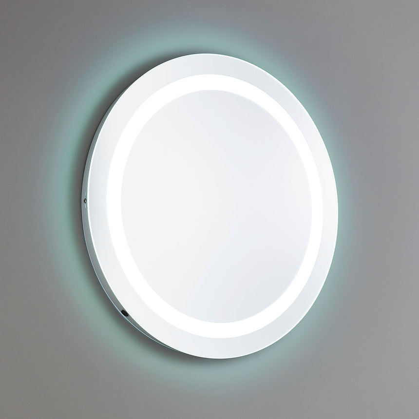 Polder 600mm Round LED Illuminated Bathroom Mirror
