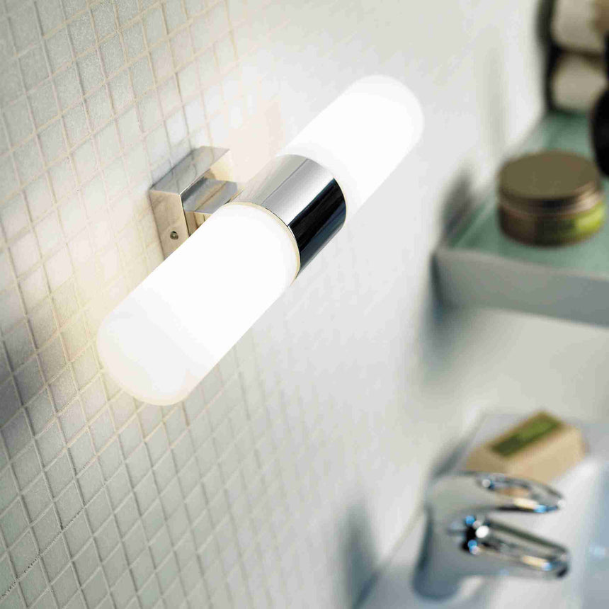 Nordlux Tangens Bathroom Double Wall Light - Chrome - Bathroom - Lampsy
