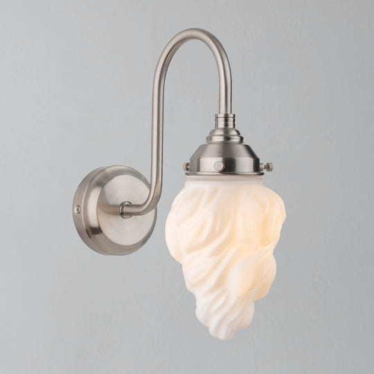 Torch Glass Flame Wall Light Sconce
